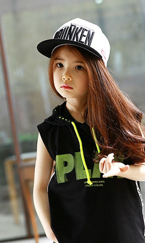 Детски летни шапки с козирка - Drunken - за момичета и момчета - червени, черни, бели