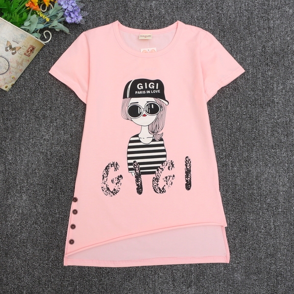 Детска тениска за момичета 5 цвята 