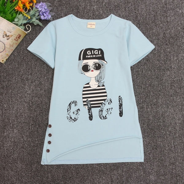 Детска тениска за момичета 5 цвята 