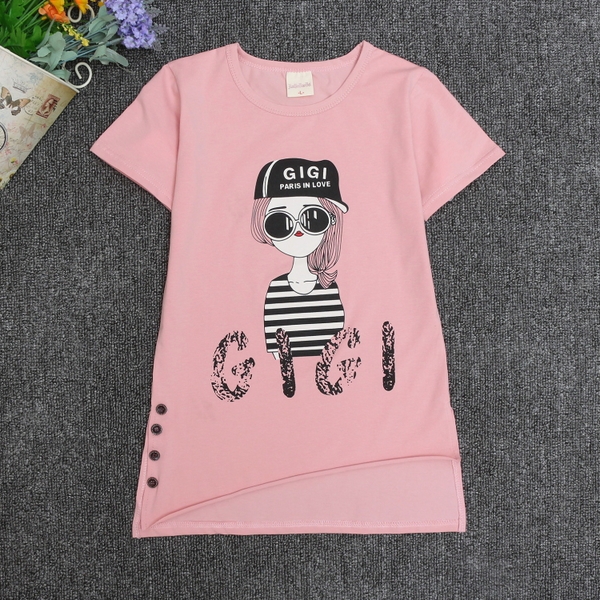 Детска тениска за момичета 5 цвята 