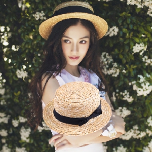 Плажни шапки за деца и момичета - широка козирка - 4 модела с точки - кафяви, розови с дантелка