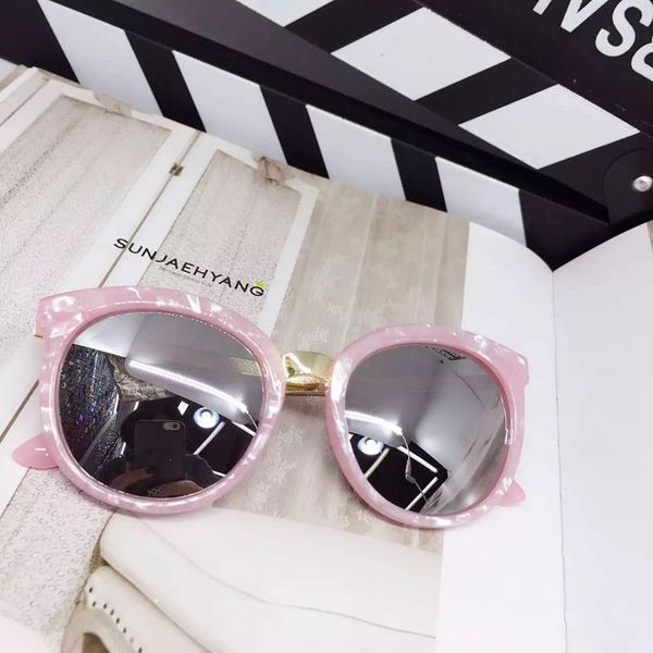 Детски слънчеви очила за момичета - сини, черни, светли огледални стъкла 