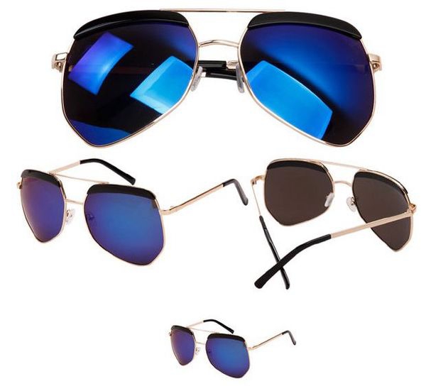 Детски слънчеви очила за момченца и момиченца - 5 модела в син, оранжев, черен цвят - огледални за плаж