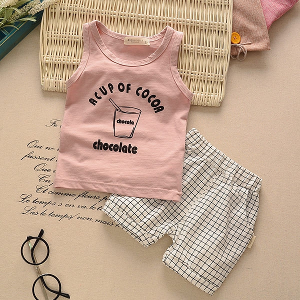 Комплект от потник и къси панталони за момчета -3 модела.