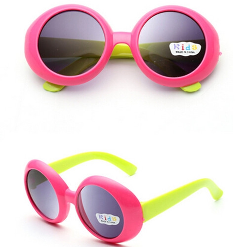 Детски очила в сладки модели за малки момичета и момчета -жълти, розови, зелени, червени - за лятото