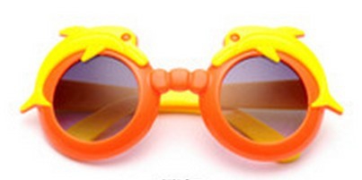 Детски очила в сладки модели за малки момичета и момчета -жълти, розови, зелени, червени - за лятото