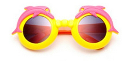 Детски очила в сладки модели за малки момичета и момчета -жълти, розови, зелени, червени - за лятото