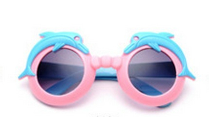Детски очила в сладки модели за малки момичета и момчета -жълти, розови, зелени, червени - за лятото