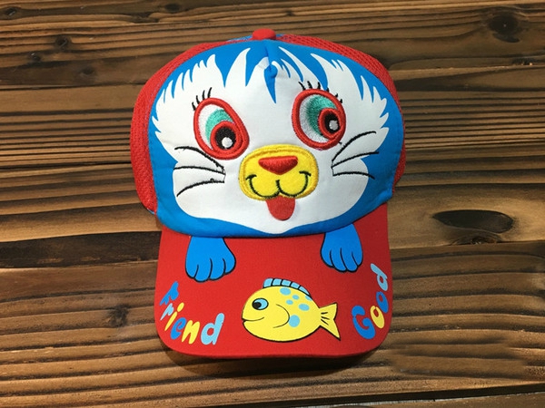 Детски анимирани летни шапки с козирка - 4 модела за момчета и момичета - размер 50-54 см