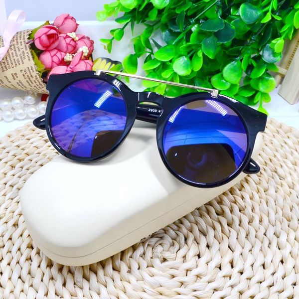 Детски слънцезащитни очила за плаж - няколко модела в син, лилав, леопардов цвят - огледални - за момчета и момичета