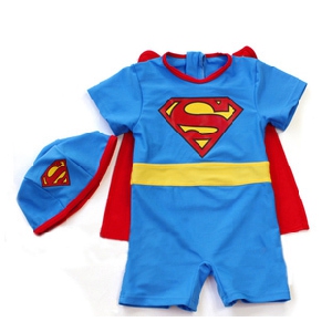 Детски цял бански костюм Супермен