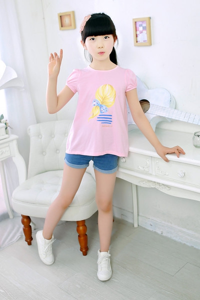 Детски тениски за момичета бял и розов цвят