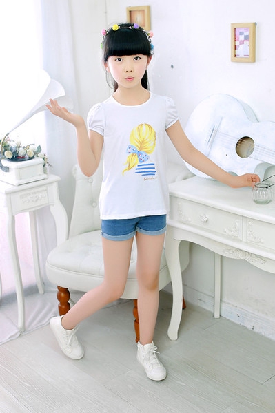 Детски тениски за момичета бял и розов цвят