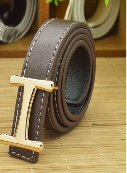 Детски колани за момчета и момичета от изкуствена кожа - кафяви, червени, зелени, сини 