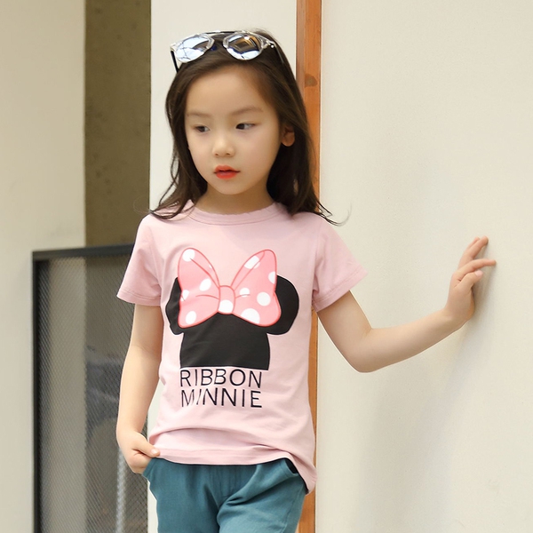 Детски тениски за момичета 3 принта 