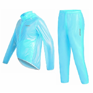 Мъжко спортно облекло за планинско колоездене с функция дъждобран 