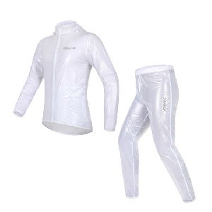 Мъжко спортно облекло за планинско колоездене с функция дъждобран 