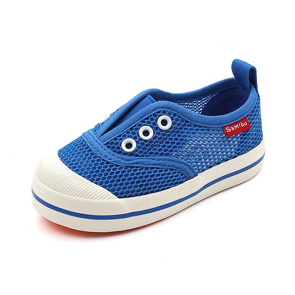 Παιδικά ανοιξιάτικα πάνινα παπούτσια για αγόρια και κορίτσια σε μπλε, κόκκινο, πράσινο και μαύρο χρώμα