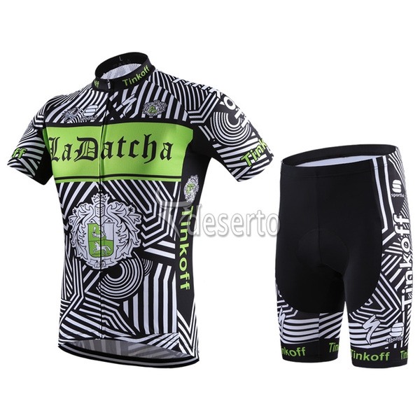 Мъжки спортен комплект за колоездене с къс ръкав в различни цветови комбинации - 3 модела