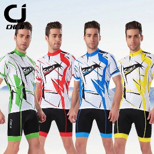 Мъжки спортни екипи за колоездене с къс ръкав - 4 цвята