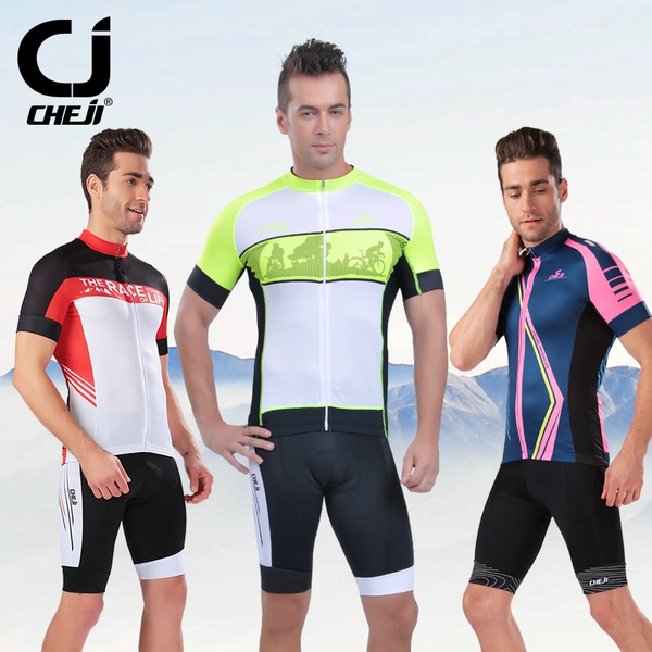 Мъжки спортни екипи за колоездачи с къси ръкави - 4 модела