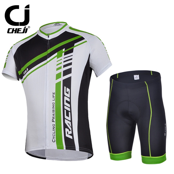 Αντρικά σετ  ποδιλασίας ς με κοντά μανίκια σε συνδυασμούς του κόκκινου, λευκό, μαύρο και πράσινο - 5 μοντέλα