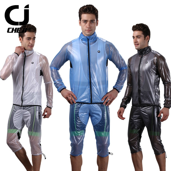 Ανδρικά σπορ παντελόνια αδιάβροχα για ποδηλασία  από πολιεστέρα - λεύκα