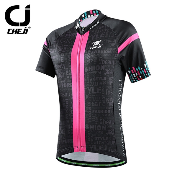 Дамски спортни екипи за колоездене с къс ръкав - 3 модела