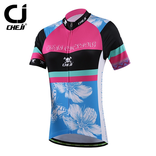 Дамски спортни екипи за колоездене с къс ръкав - 3 модела