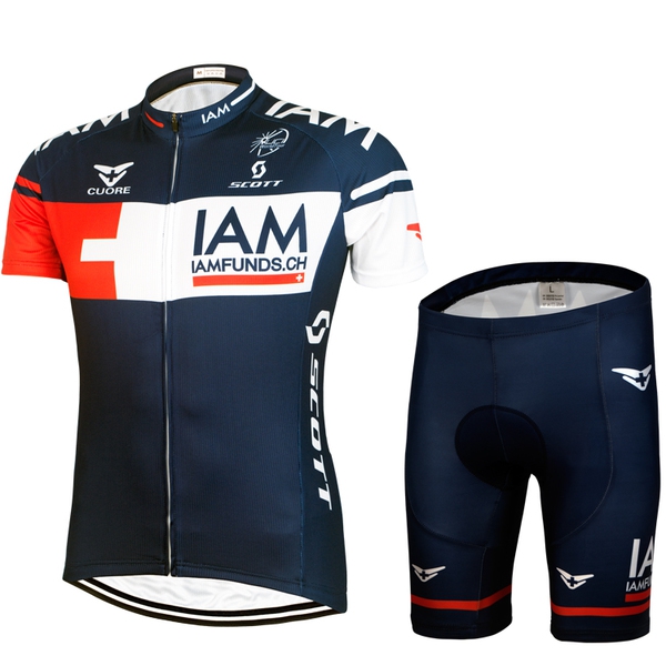 Спортен мъжки екип за колоездене - Тур Дьо Франс - с къс ръкав и къси панталони