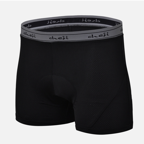 Спортно дишащо бельо за колоездене в черен цвят 