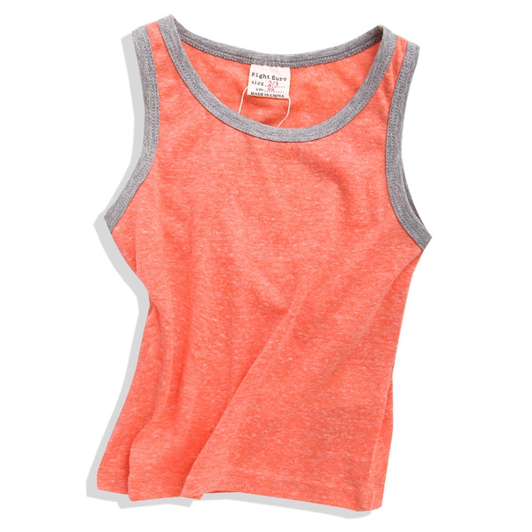 Детски тънки памучни потници  за момчета в пет цвята.