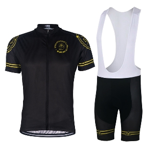 Ανδρική φόρμα για ποδιλασία  - μαύρη με ιμάντες - κορυφαίο προϊόν για ποδηλάτες