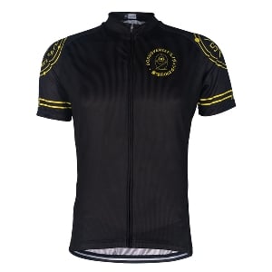 Мъжки спортен екип за колоездене - черен с презрамки - топ продукт за велосипедисти