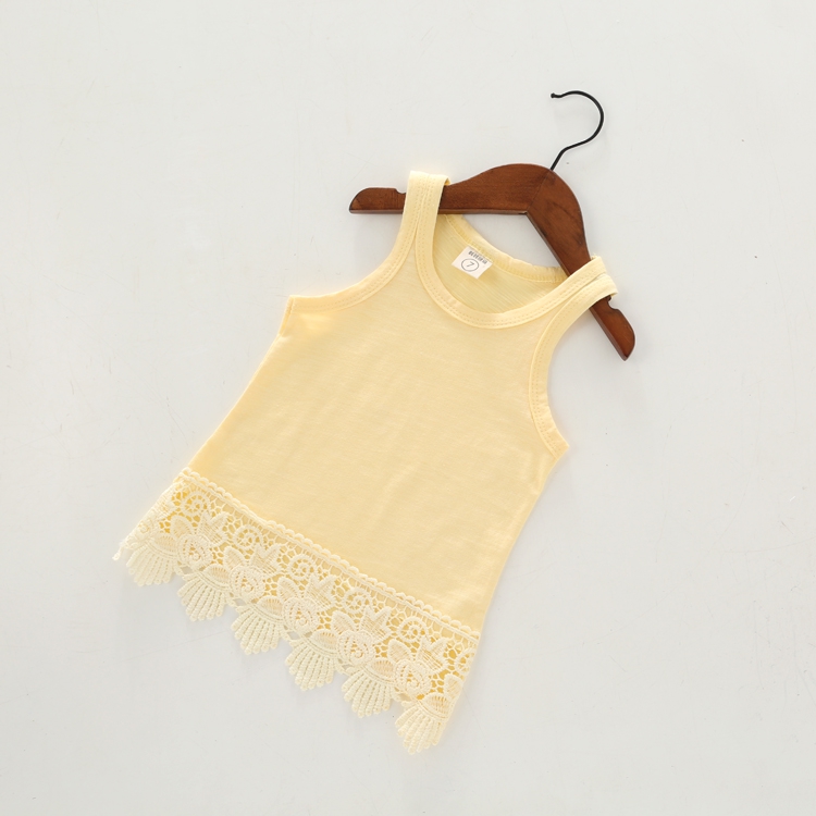 Детски потничета за момичета в четири свежи цвята.