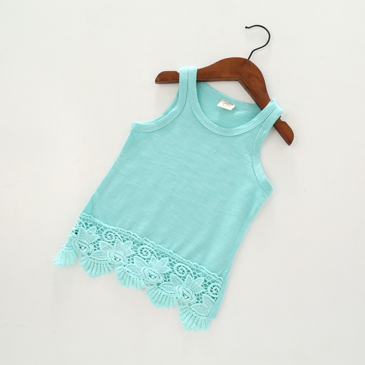 Детски потничета за момичета в четири свежи цвята.