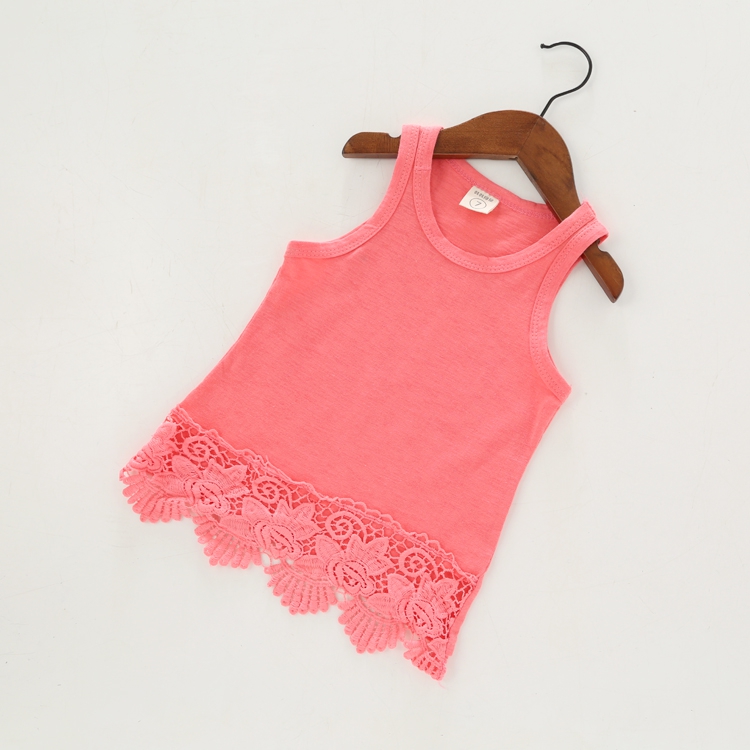 Детски потничета за момичета в четири свежи цвята.