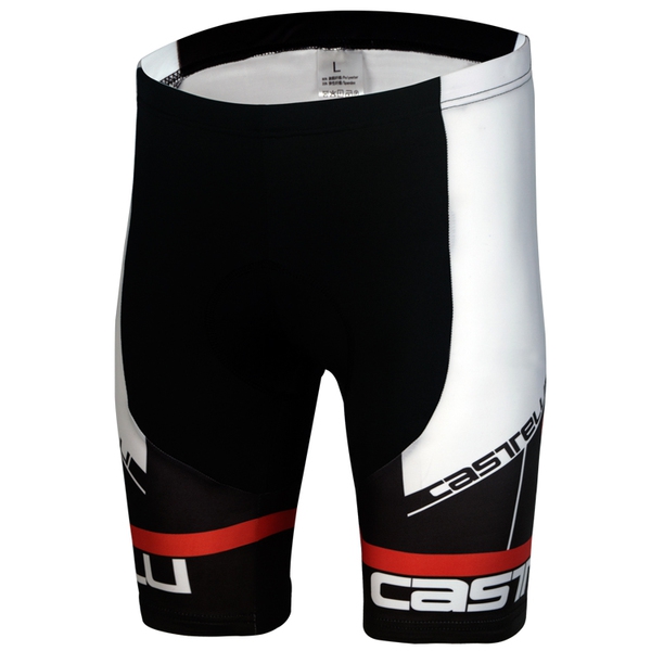 Ανδρική φόρμα ποδηλασίας - κόκκινο μπλουζάκι κοντό μανίκι και μαύρα παντελόνια