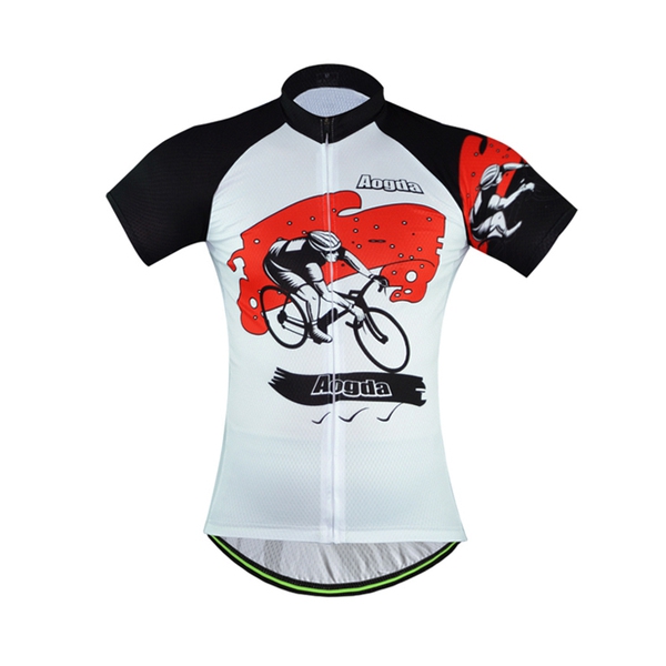Мъжки спортен екип с къс ръкав за колоездене Aogda - 1 модел