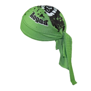 Мъжка кърпа за глава за колоездене - зелен цвят