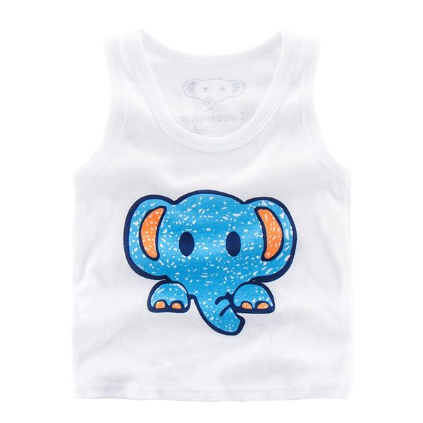 Детски памучни потници с различни апликации.