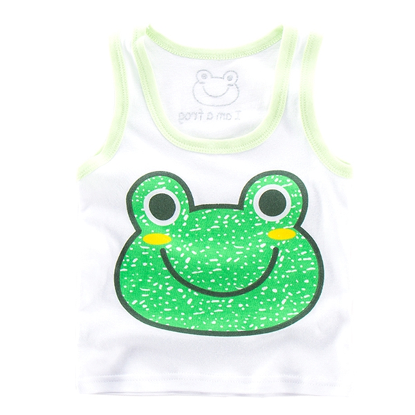 Детски памучни потници с различни апликации.