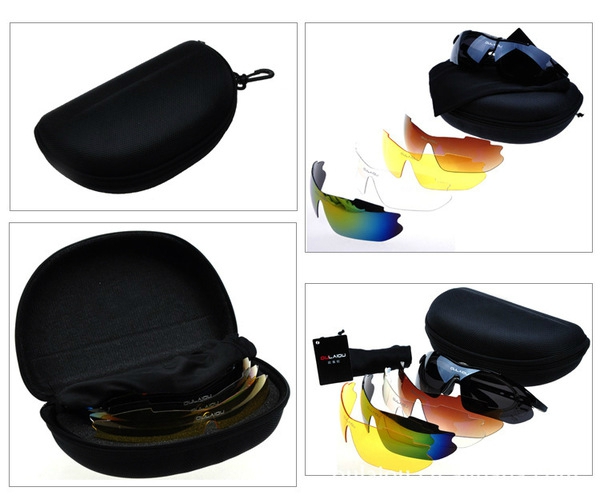 Комплект очила с различни цветове за колоездене