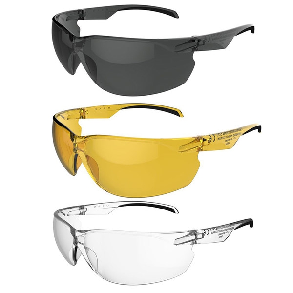 Αθλητικά ποδήλατα γυαλιά σε κίτρινο, λευκό και μαύρο - κατάλληλα για άνδρες και γυναίκες