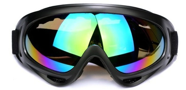 Маска за очите подходяща за колоездене - различни модели - жълти, черни и други