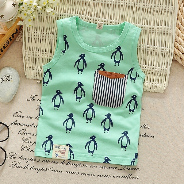 Детски памучни анимирани потници подходящи за момчета - за лятото - жълти, зелени, Барт Симпсън 