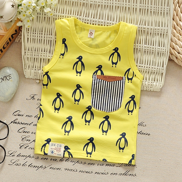 Детски памучни анимирани потници подходящи за момчета - за лятото - жълти, зелени, Барт Симпсън 