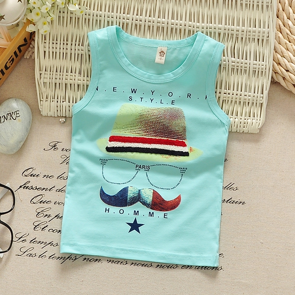 Детски памучни анимирани потници подходящи за момчета - за лятото - жълти, зелени, Барт Симпсън 