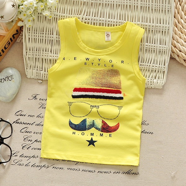 Детски памучни анимирани потници подходящи за момчета - за лятото - жълти, зелени, Барт Симпсън 