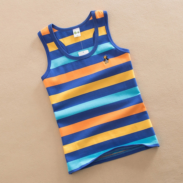 Детски потници за момчета - раирани и цветни - сини, зелени, оранжеви 